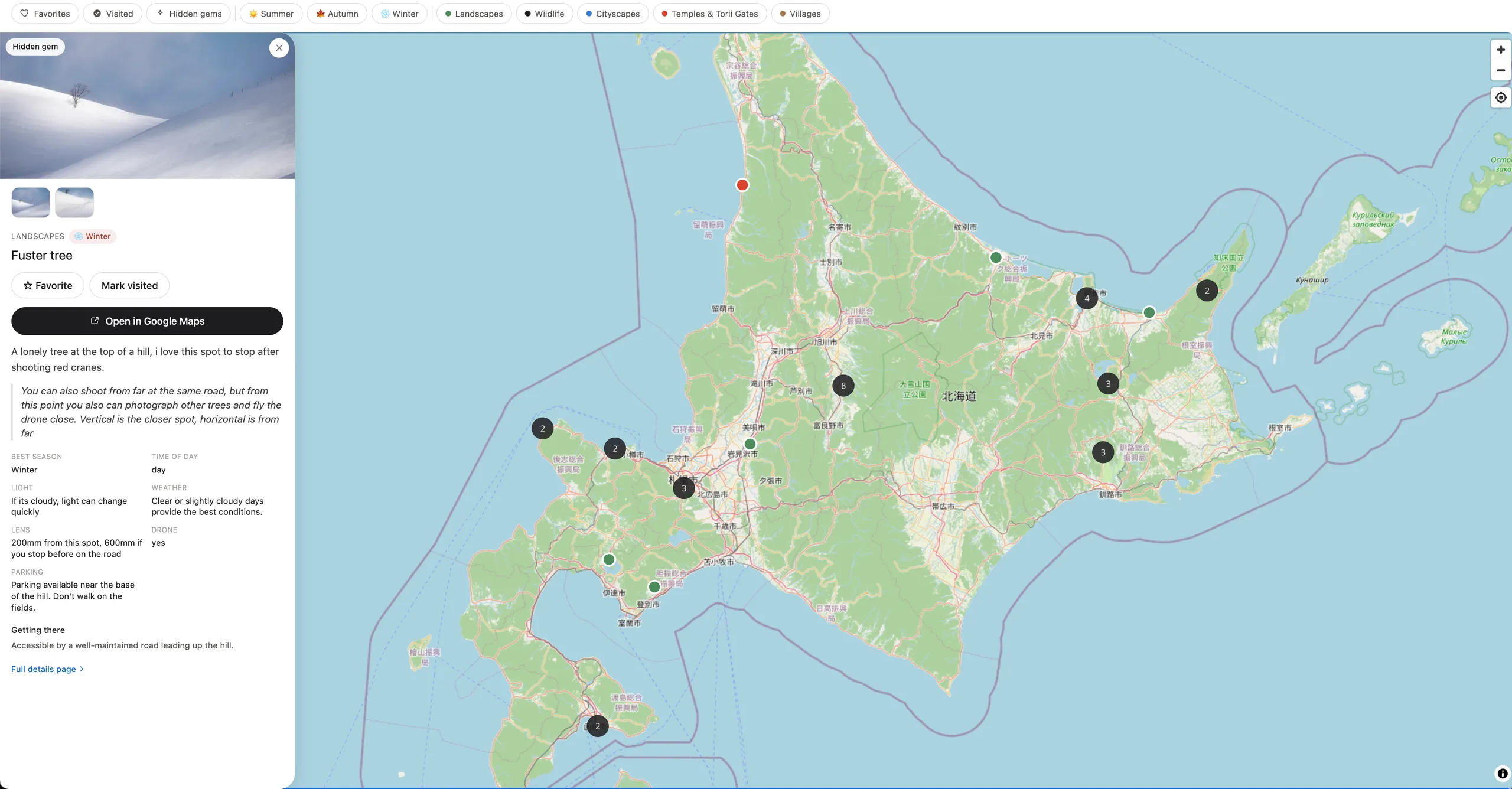 Map preview